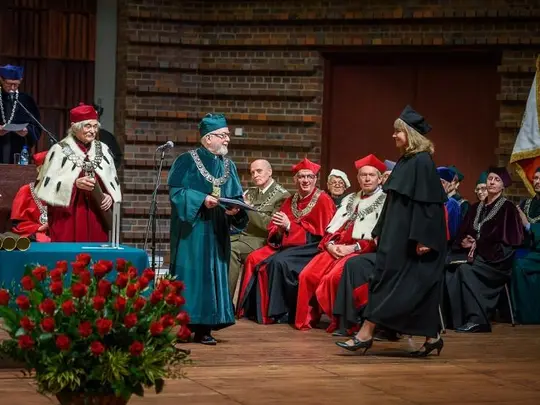 Ceremonial Promotion of Doctors and Postdoctoral Degrees of Art from Art Universities in Wrocław, April 3, 2017