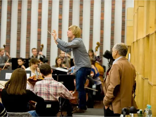 Otwarty Mistrzowski Kurs Dyrygencki prowadzony przez Maestro Gabriela Chmurę 10-14.12.2014