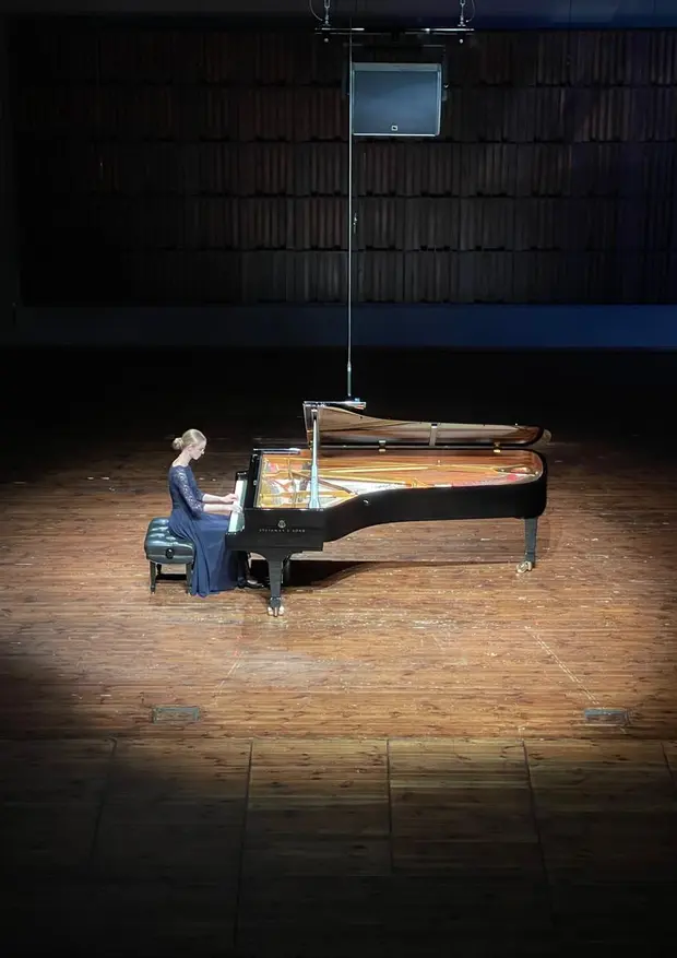 Występ Aleksandry Czajki podczas Niemiecko-polskiego koncertu fortepianowego