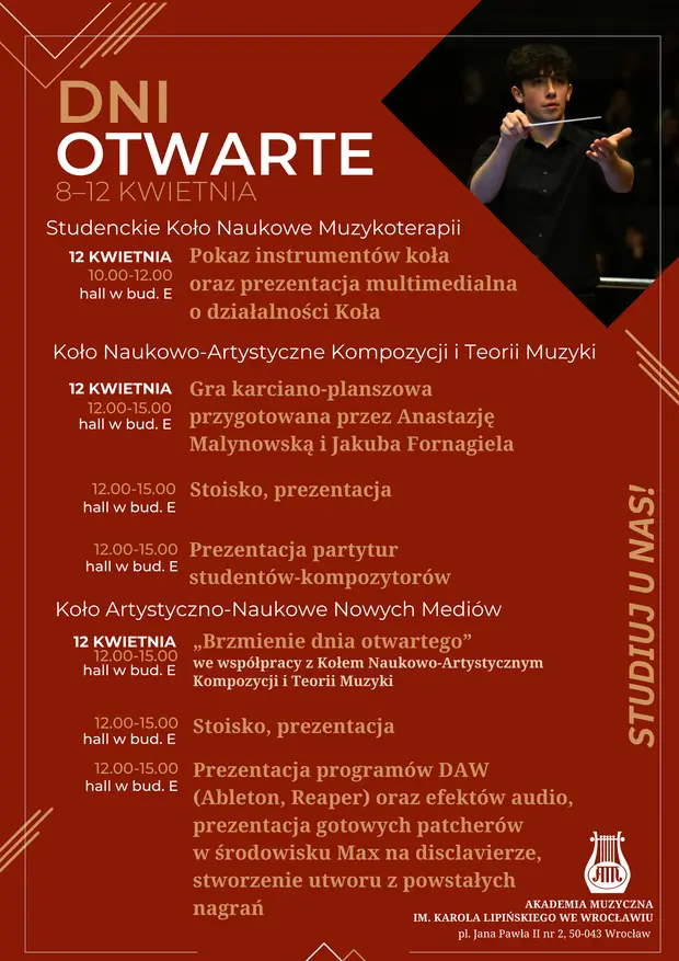 Dni Otwarte Akademii Muzycznej im. Karola Lipińskiego we Wrocławiu