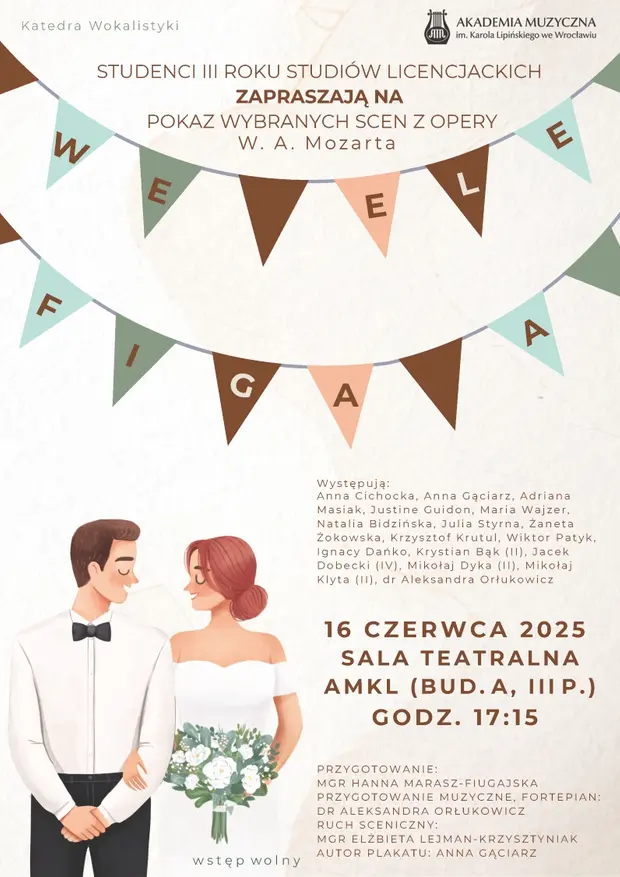 Pokaz wybranych scen - Wesele Figara W. A. Mozarta