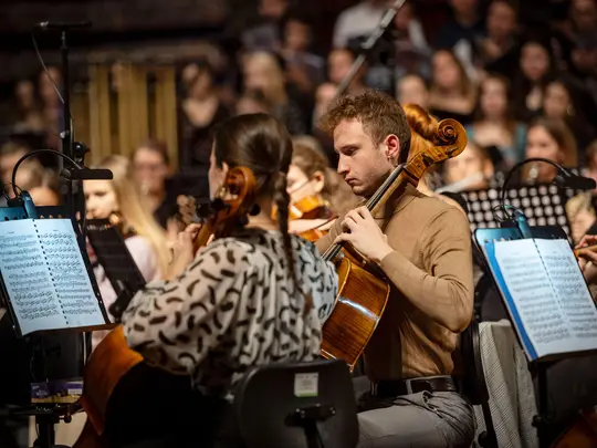 Academic Symphony Orchestra and the combined AMKL Choirs