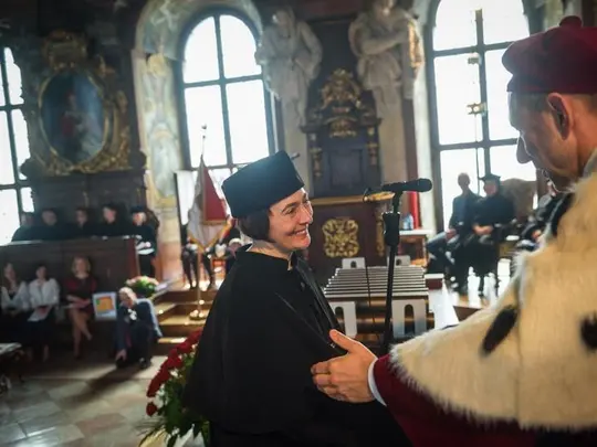 Uroczysta promocja, dr hab. Aleksandra Kucharska-Szefler