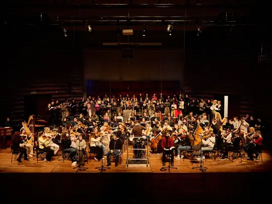 Pr&oacute;ba otwarta Akademickiej Orkiestry Symfonicznej