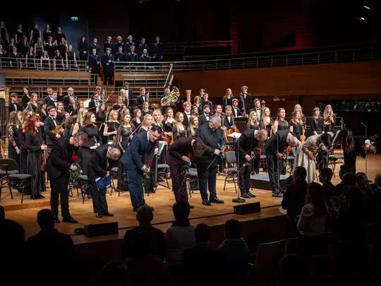 Academic Symphony Orchestra, Joint Academic Choirs of AMKL, conductor Wojciech Rodek, Piotr Łykowski - alto, composer Ignacy Wojciechowski, Dominik Kozłowski - tenor, Bogdan Makal - bass, Kacper Kubiak, Artur Wr&oacute;bel, Jolanta Szybalska-Matczak, Magdalena Wo