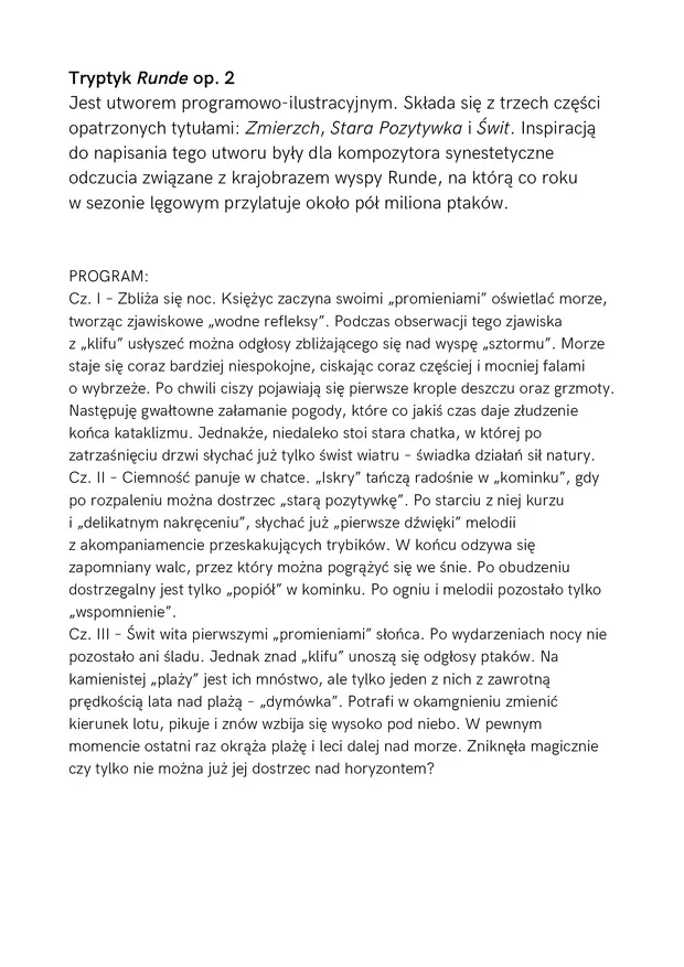 Koncert Kompozytorski IX Studenckiej Konferencji Naukowej Wieloznaczność dźwięku