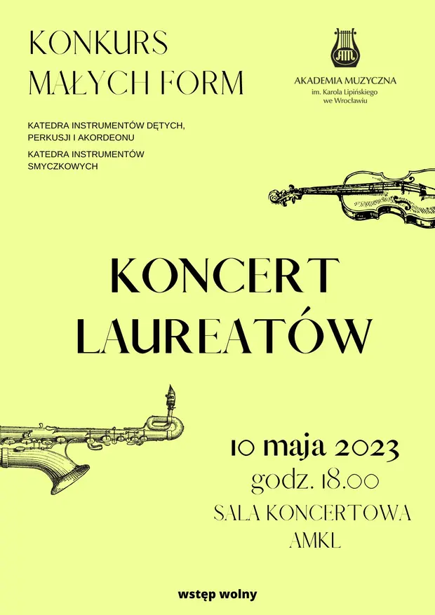 Koncert laureat&oacute;w Konkursu Małych Form