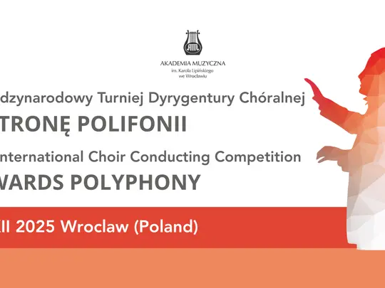 X Międzynarodowy Turniej Dyrygentury Chóralnej "W Stronę Polifonii" - banner