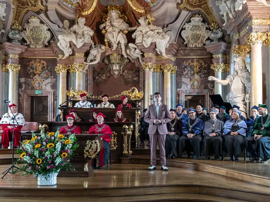 Artistic performance by countertenor Paweł Szlachta and pianist Aleksandra Orłukowicz