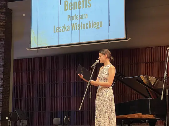 Otwarcie Benefisu przez mgr Martynę Krymską-Renk