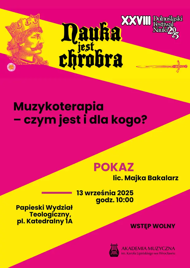 Lower Silesian Science Festival: Music Therapy – What Is It and Who Is It For?