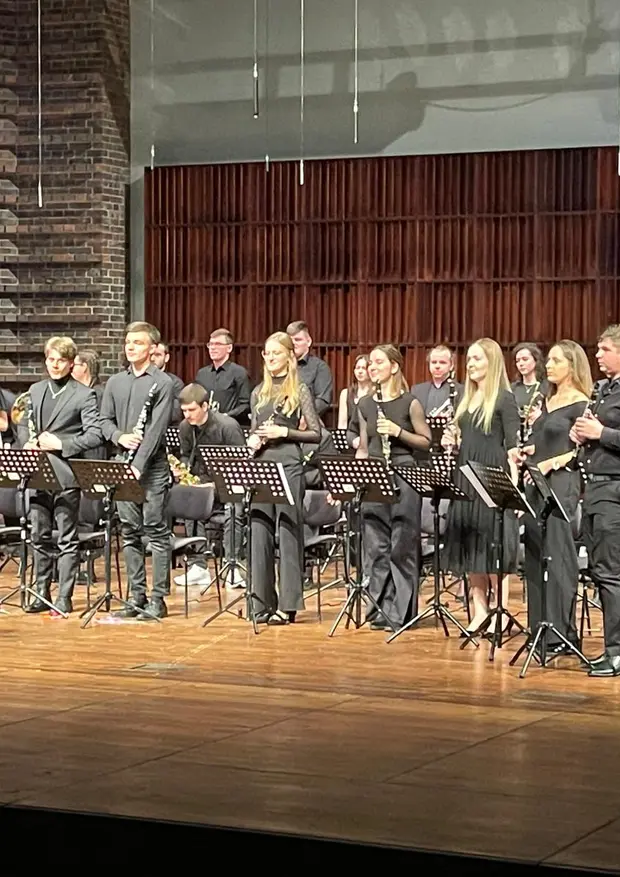 Orkiestra Dęta AMKL pod dyrekcją dr Piotra Bugaja