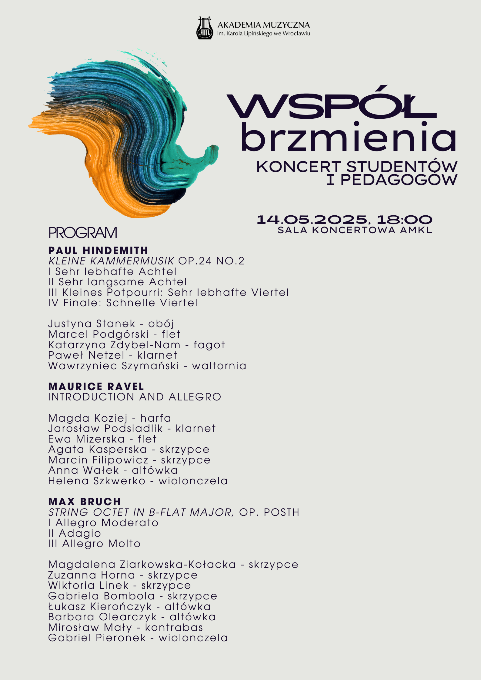 WSPÓŁbrzmienia - koncert studentów i pedagogów