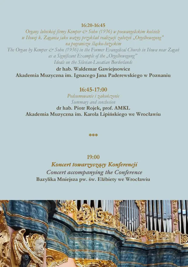 Międzynarodowa Konferencja Organowa i Organologiczna im. Ernsta K&ouml;hlera