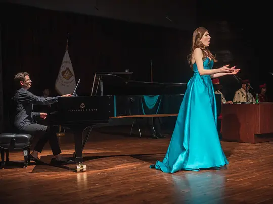 Występ muzyczny &ndash; Hanna Sosnowska-Bill (sopran), Justyna Skoczek (fortepian)