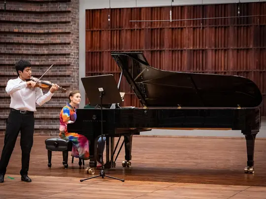 Wojciech Krajewski, with Anna Rutkowska-Schock at the piano
