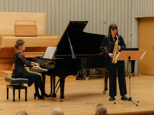 Concert of the Winners of the International Saxophone Competition at the Concert Hall of the Karol Szymanowski Primary and Secondary Music School in Wrocław