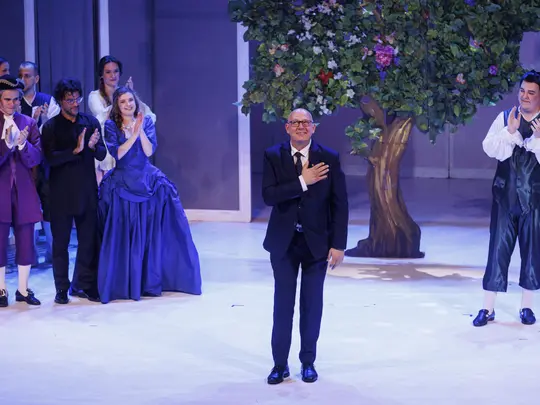 Dr. Tomasz Janczak, director of the Wrocław Opera and director of the play