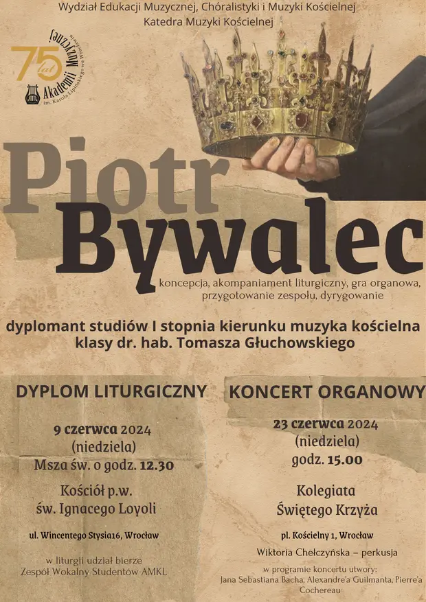 Piotr Bywalec - koncert organowy