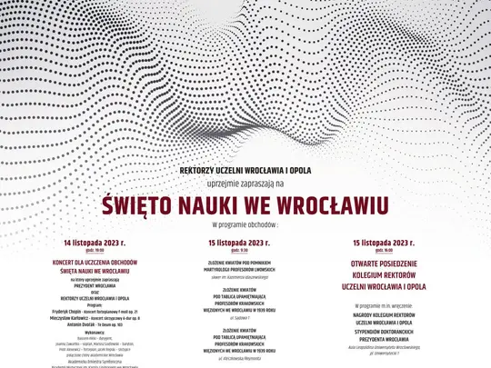 Uroczyste obchody Święta Nauki we Wrocławiu