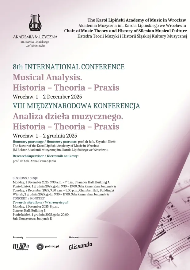 8th International Scientific Conference ‘Analysis of Musical Works: History-Theory-Praxis’