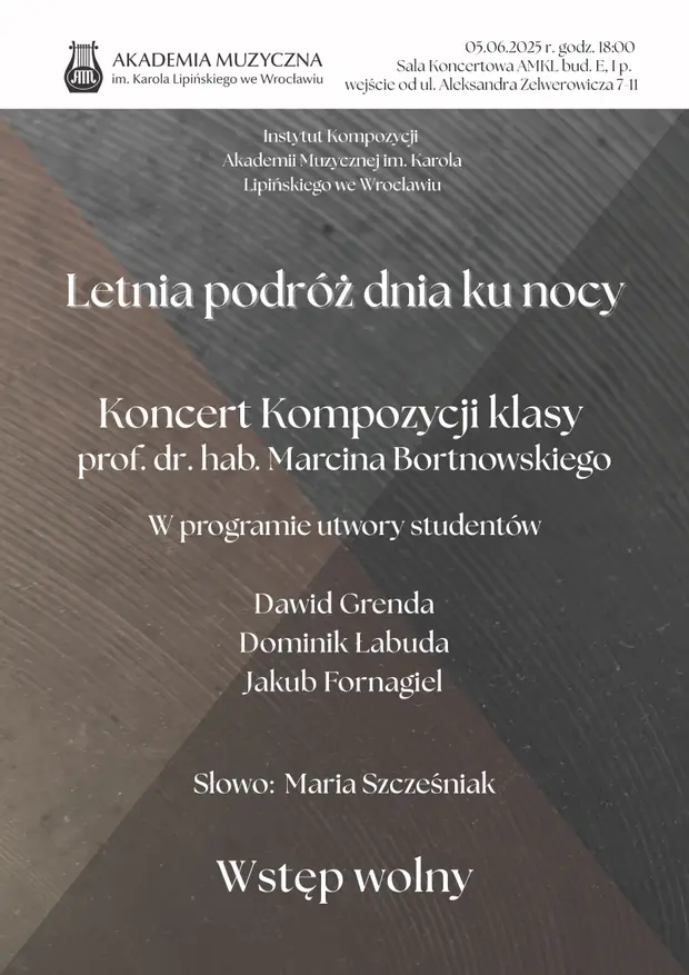 Letnia podr&oacute;ż dnia ku nocy