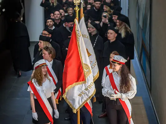 Ceremonial Promotion of Doctors and Postdoctoral Degrees of Art from Art Universities in Wrocław, May 9, 2022