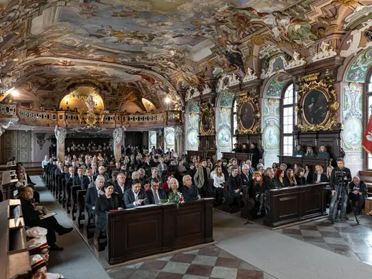 Guests gathered in the Leopoldina Hall during the Inauguration