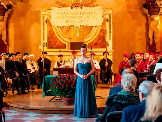 Performance by Agata Chodorek (soprano) and Justyna Skoczek (piano)