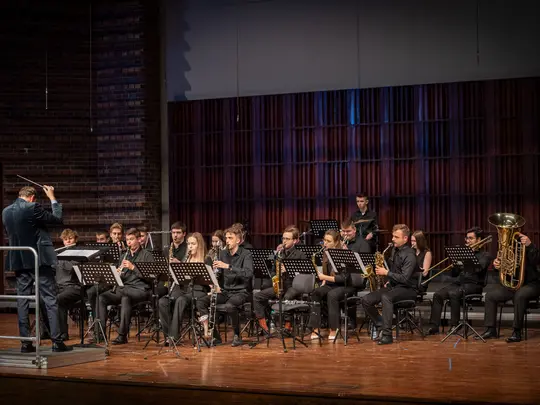 Koncert Orkiestry Dętej AMKL, dyrygent - Piotr Bugaj
