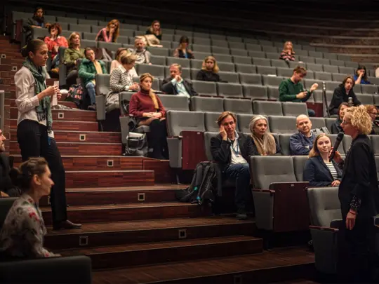 Speakers and audience gathered in the AMKL Concert Hall