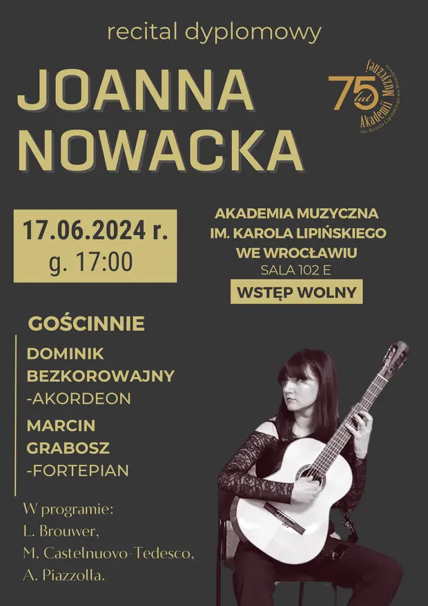 Recital dyplomowy Joanna Nowacka