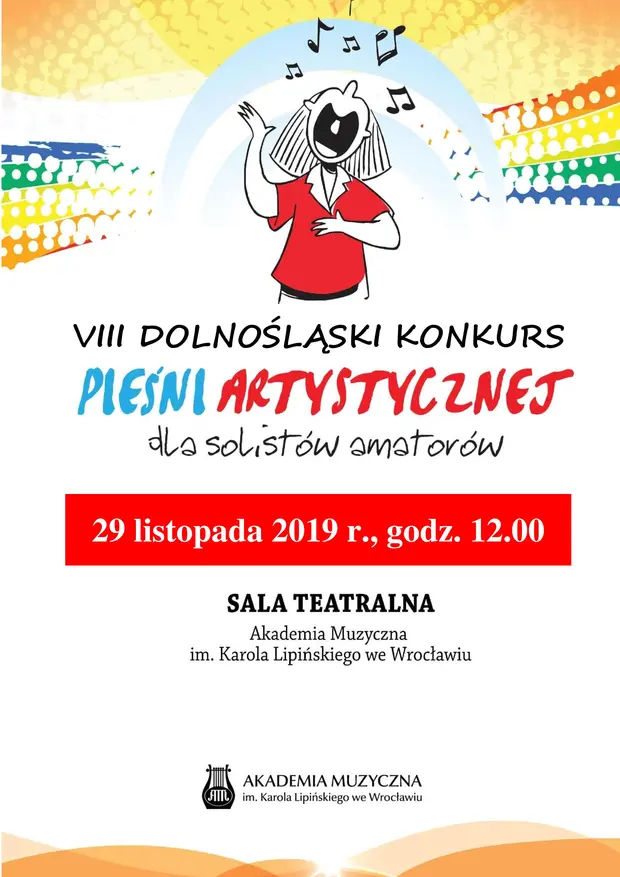 VIII DOLNOŚLĄSKI KONKURS PIEŚNI ARTYSTYCZNEJ