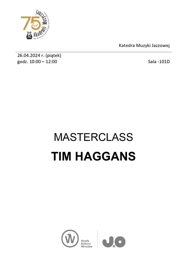 Tim Haggans Masterclass